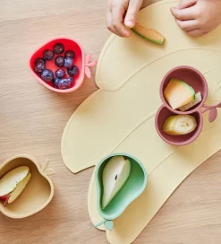 OYOY Skåle|Snackskåle - 2-pak - Silikone - Strawberry & Cherry - Cherr