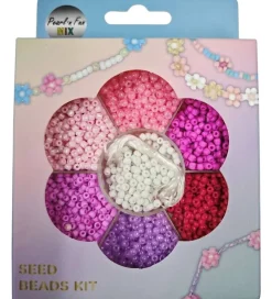 Pearl N Fun Perler|Perler - Glasperlemix - Pink/Lilla/Hvid