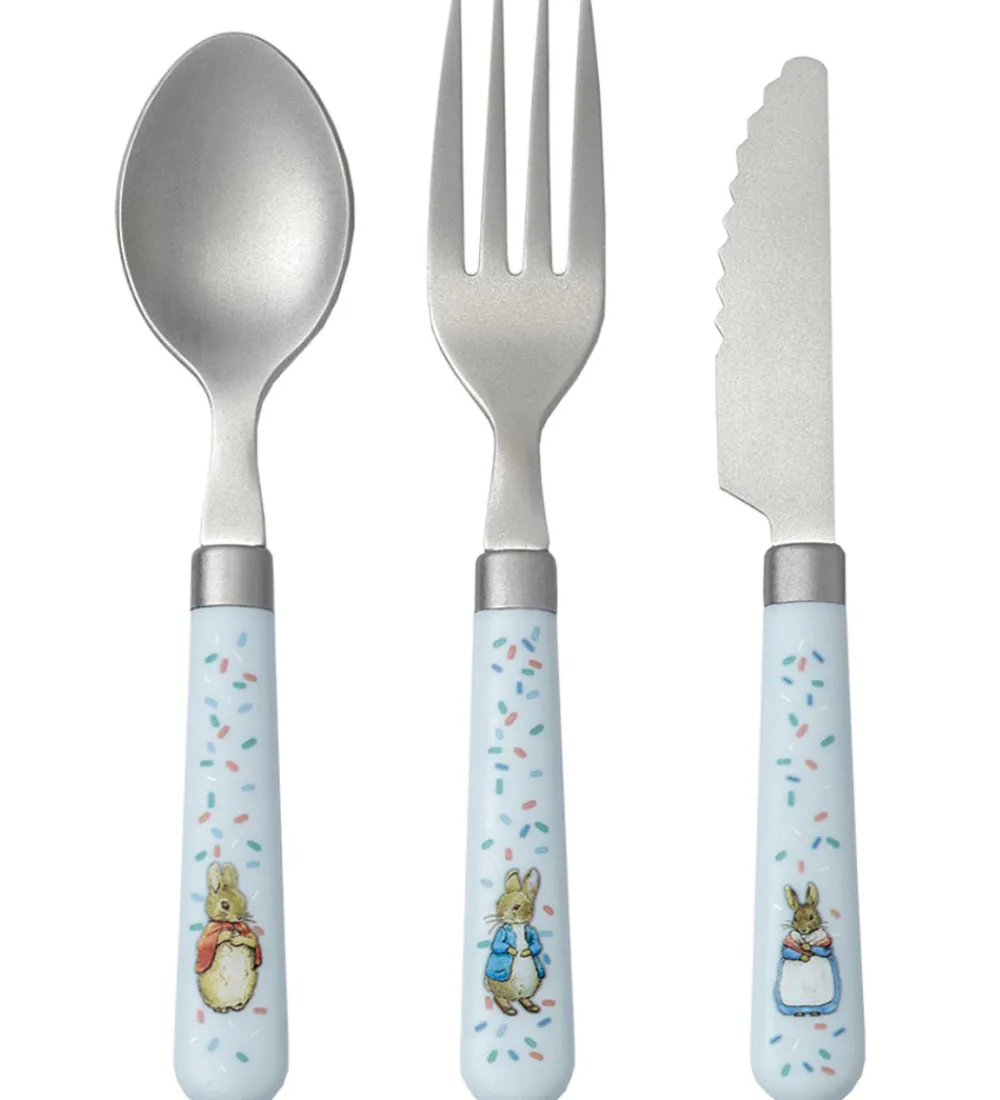 Børn Petit Jour Paris Børnebestik|Bestik - 3 Dele - Peter Kanin