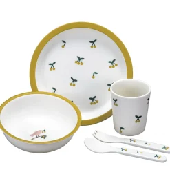 Petit Jour Paris Spisesæt>Spisesæt - 5 Dele - Melamin - Cherry