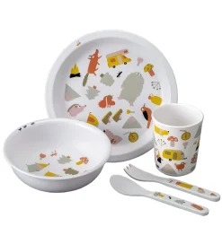 Petit Jour Paris Spisesæt>Spisesæt - 5 Dele - Melamin - Eventyret