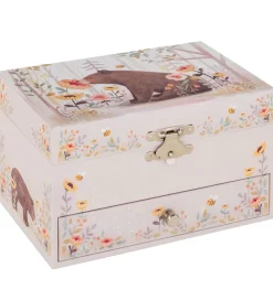 Petit Monkey Smykkeskrin|Smykker|Musikbox Bear - Swan Lake
