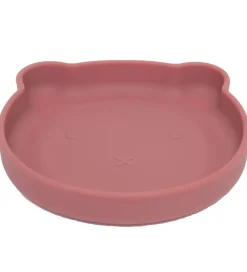 Petit Monkey Tallerkener|Tallerken m. Sugekop - Silikone - Bear - Mahogany R