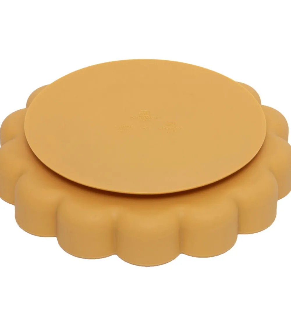 Petit Monkey Tallerkener>Tallerken m. Sugekop - Silikone - Lion - Ochre