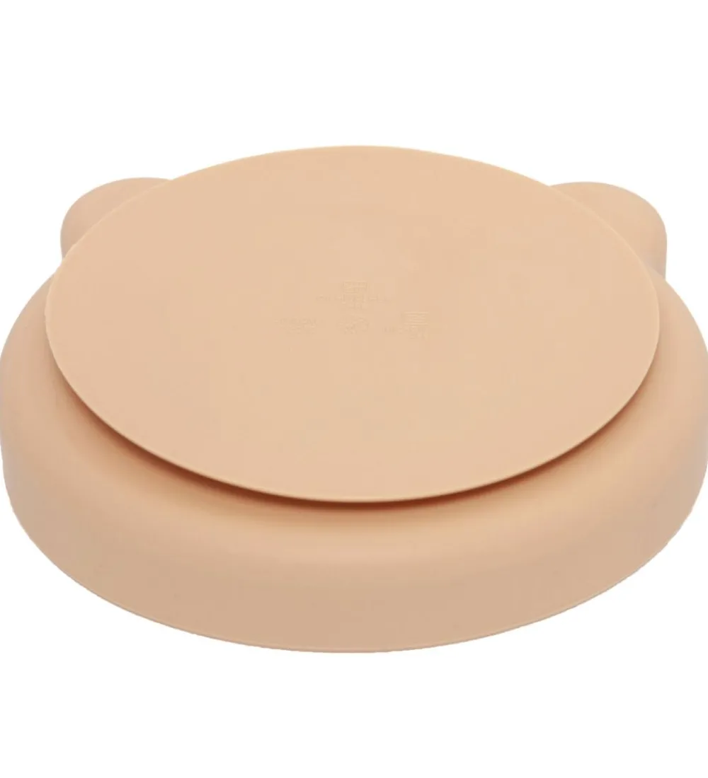 Petit Monkey Tallerkener>Tallerken m. Sugekop - Silikone - Bear - Honey