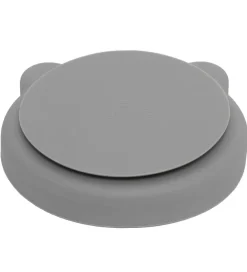 Petit Monkey Tallerkener>Tallerken m. Sugekop - Silikone - Pewter Green