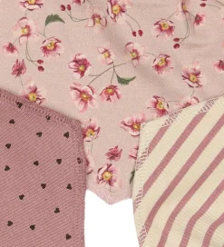 Petit Piao Savlesmække>Savlesmække - Rib - Modal - 3-pak - Autumn Anemone