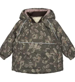 Børn Petit Piao Vinterjakker>Vinterjakke - PPDard - Oak AOP