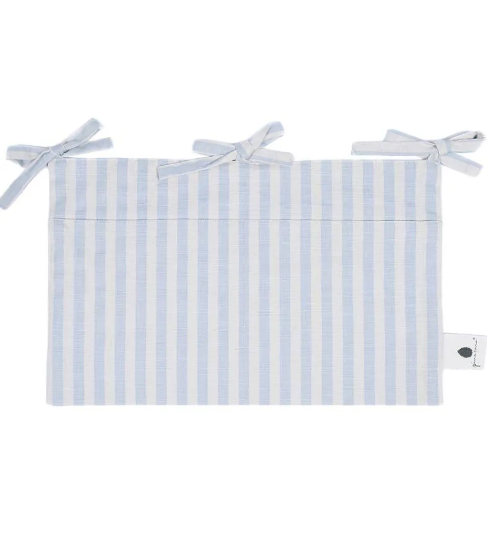 Pine Cone Sengelommer|Sengelomme - 24x39 cm - Vida - Blue Blossom Stripe