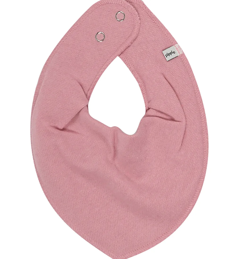 Pippi Baby Savlesmække|Pippi Baby Savlesmæk - Spids - Old Rose