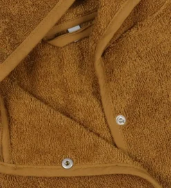 Børn Pippi Baby Badekåber>Badekåbe - Almond m. Bjørn