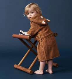 Børn Pippi Baby Badekåber></noscript>Badekåbe - Almond m. Bjørn