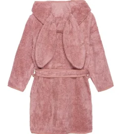 Børn Pippi Baby Badekåber|Badekåbe - Old Rose m. Ører