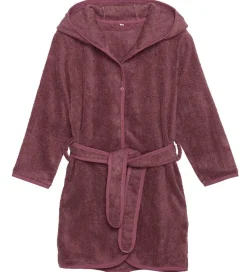 Børn Pippi Baby Badekåber|Badekåbe - Old Rose m. Kat