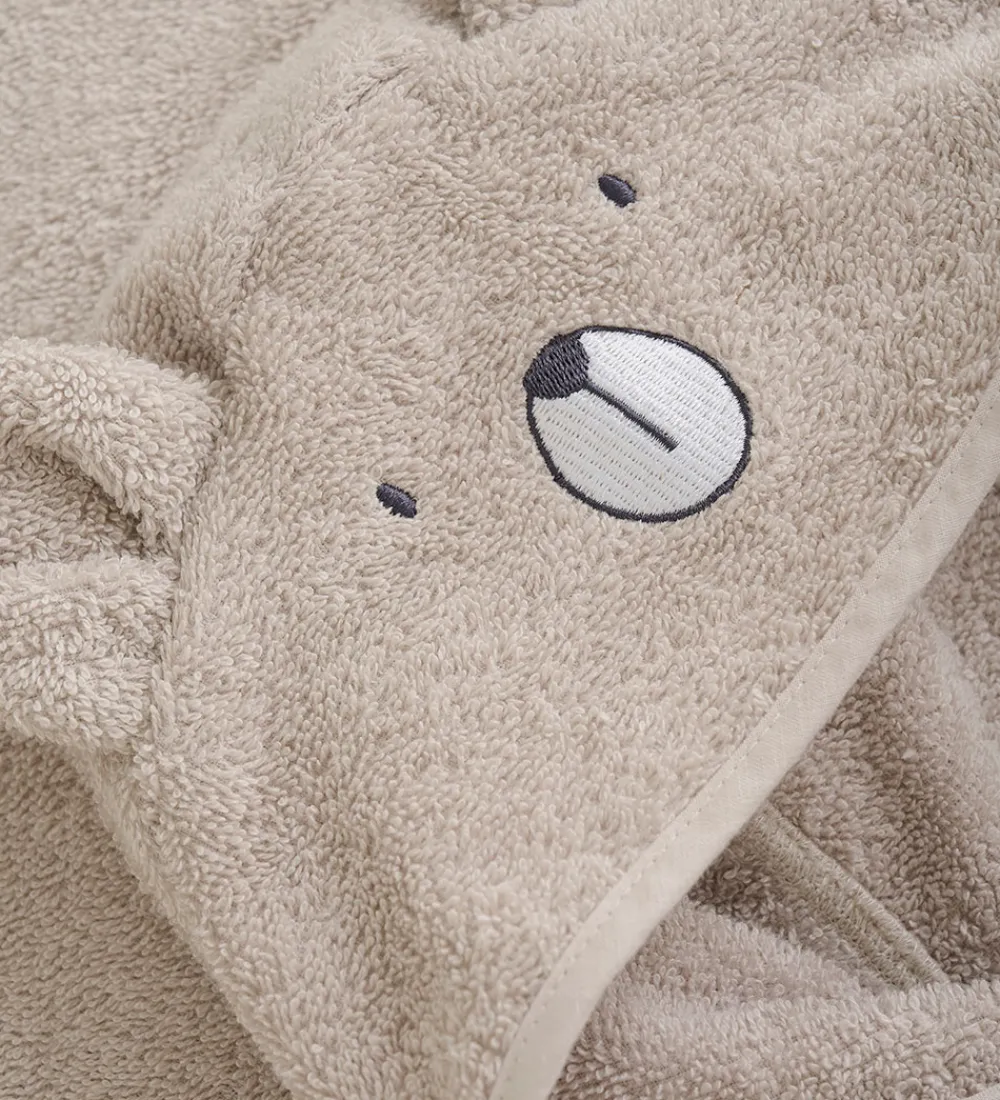 Pippi Baby Babyhåndklæde- Og Poncho|Håndklæder|Badeponcho - Dove