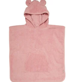 Pippi Baby Babyhåndklæde- Og Poncho|Håndklæder|Badeponcho - Misty Rose