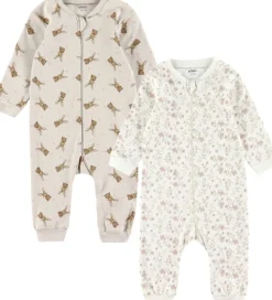 Børn Pippi Baby Heldragter|Heldragter - Natdragter - 2-pak - Violet Ice