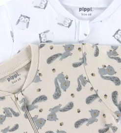 Børn Pippi Baby Heldragter|Heldragter - Natdragter - 2-pak - Rainy Day