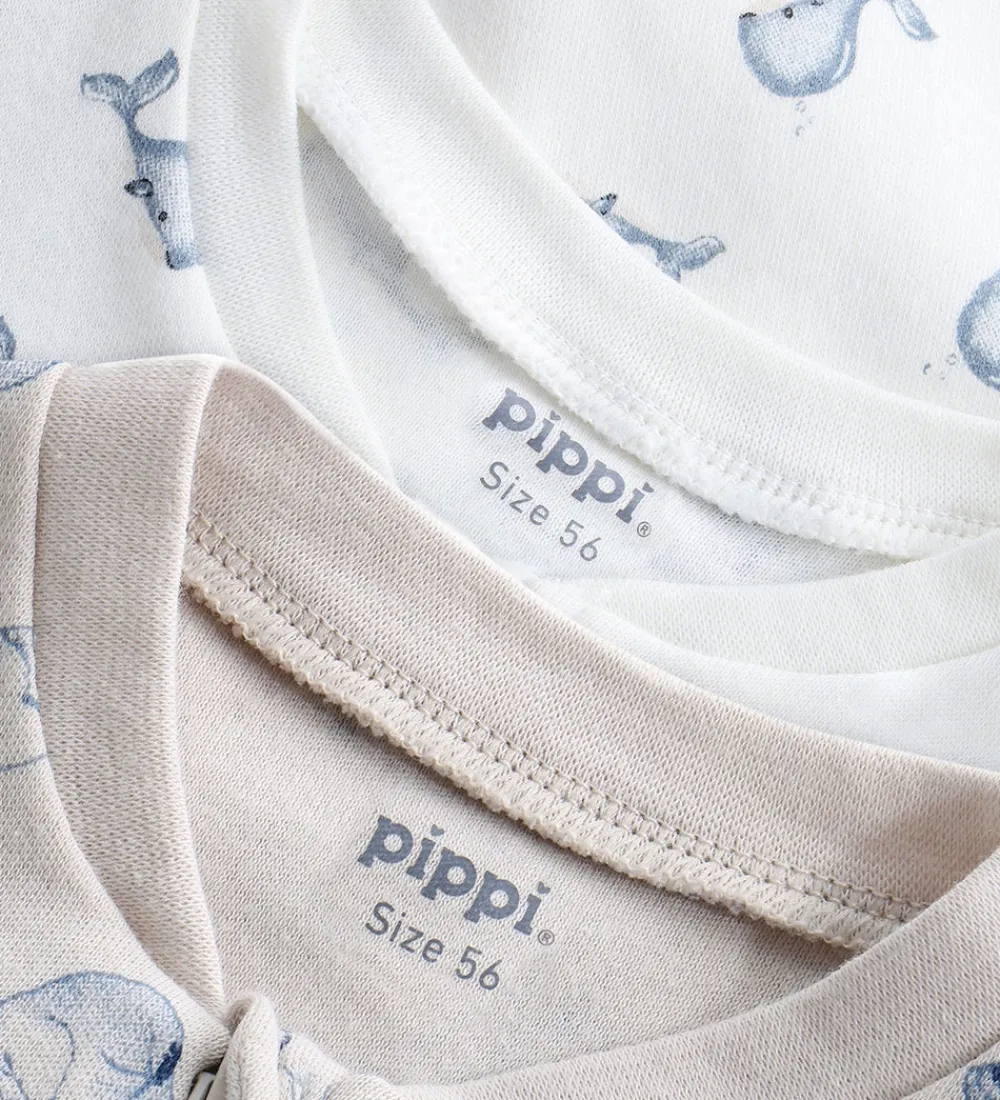 Børn Pippi Baby Heldragter|Heldragter - Natdragter - 2-pak - Flint Stone