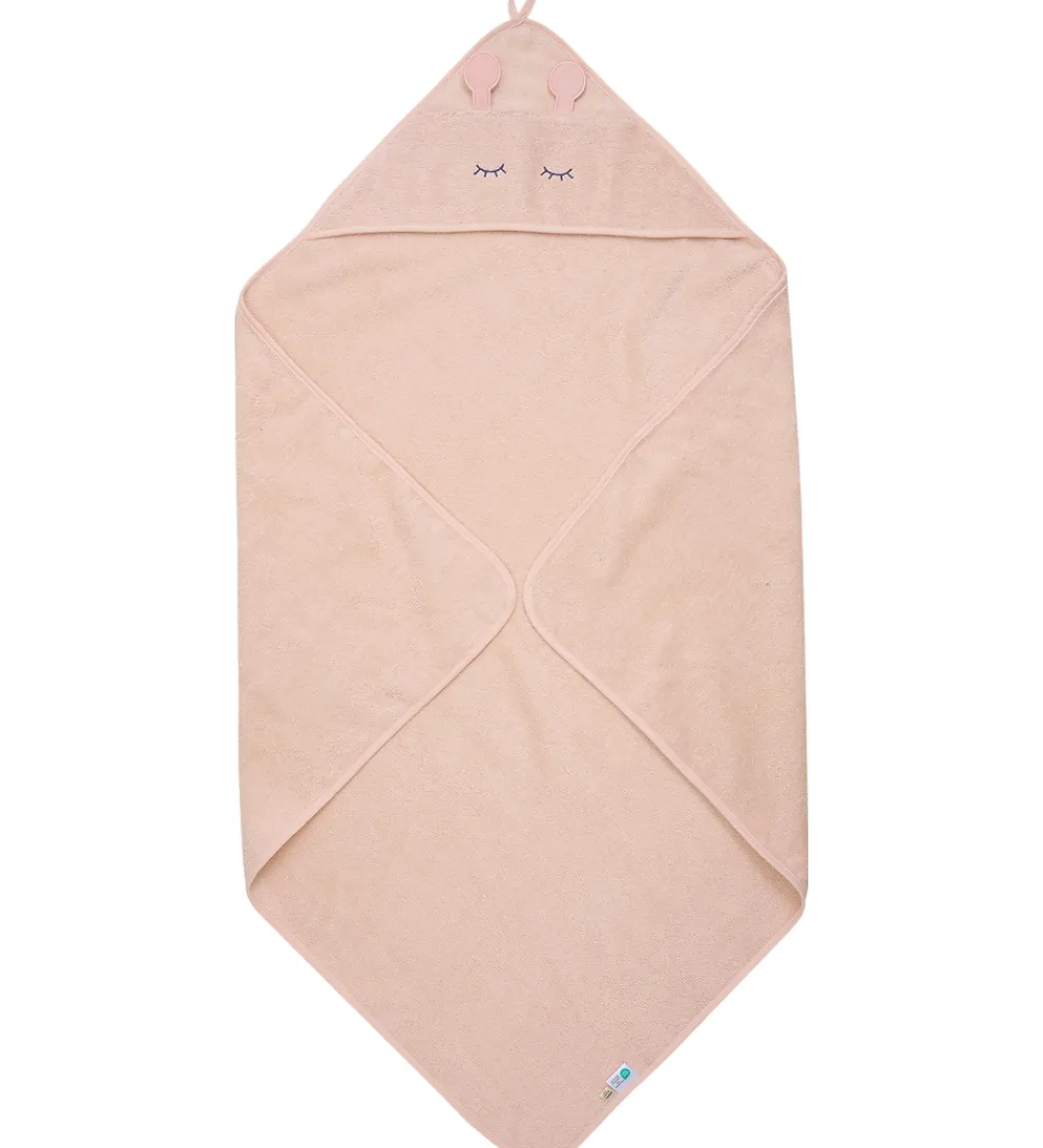 Pippi Baby Babyhåndklæde- Og Poncho|Håndklæder|håndklæde - 83 x 83 cm - Rose Dust