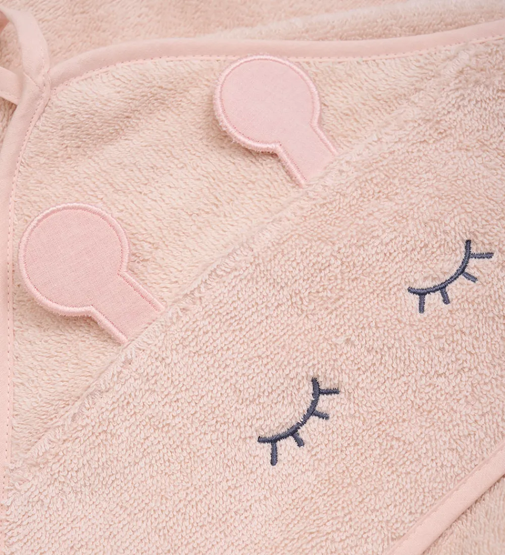 Pippi Baby Babyhåndklæde- Og Poncho|Håndklæder|håndklæde - 83 x 83 cm - Rose Dust