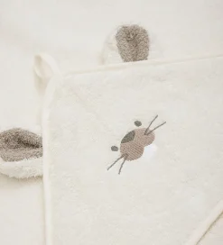 Pippi Baby Babyhåndklæde- Og Poncho|Håndklæder|håndklæde - 83 x 83 cm - Egret