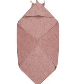 Pippi Baby Babyhåndklæde- Og Poncho|håndklæde - 83x83 cm - Misty Rose