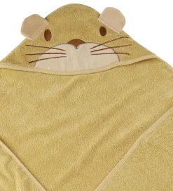 Pippi Baby Babyhåndklæde- Og Poncho>håndklæde - 83x83 cm - Rattan m. Kat