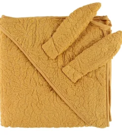 Pippi Baby Babyhåndklæde- Og Poncho>håndklæde - 83x83 cm - Mineral Yellow