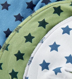 Pippi Baby Savlesmække|Pippi Savlesmæk - 3-pak - Spids - AOP - Grey Dawn