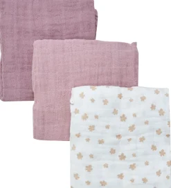 Pippi Baby Stofbleer|Pusletid|Pippi Stofbleer - 3-pak - 65x65 cm - Quail