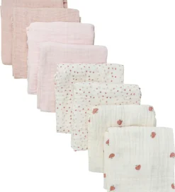Pippi Baby Stofbleer|Pusletid|Pippi Stofbleer - 8-pak - 65x65 cm - Rose Dust