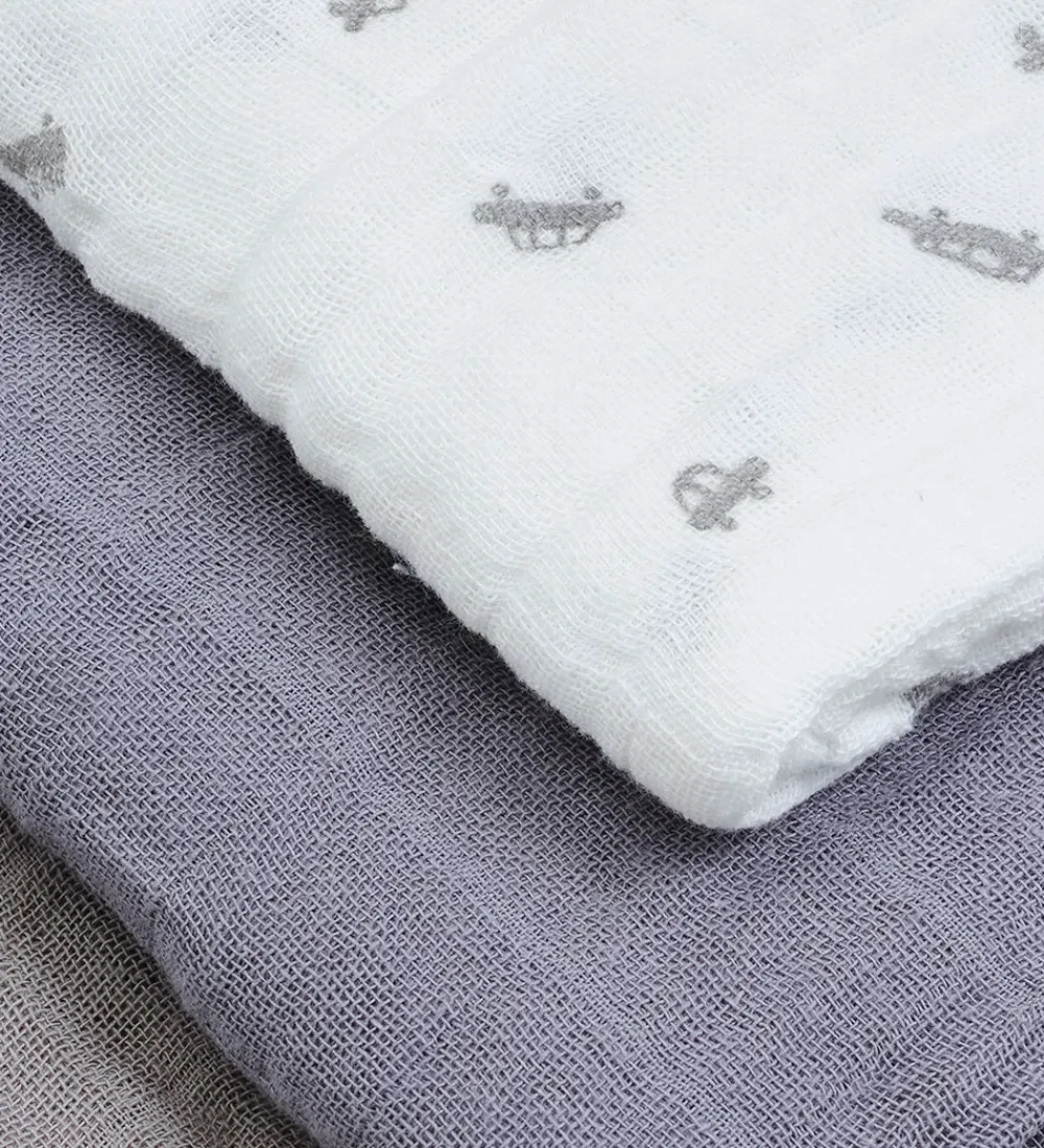 Pippi Baby Stofbleer|Pusletid|Pippi Stofbleer - 3-pak - 65x65 cm - Tradewinds