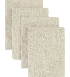 Pippi Baby Vaskeklude|Pleje- Og Toiletartikler>Pippi Vaskeklude - Noos - 4-pak - 27x27 cm - Rainy Day