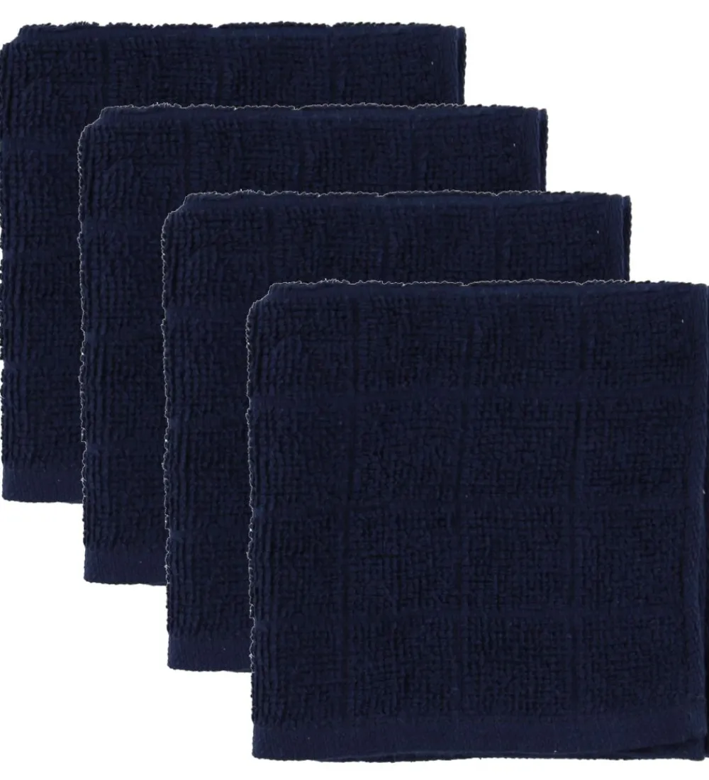 Pippi Baby Vaskeklude|Pippi Vaskeklude - 4-pak - Mørk Navy