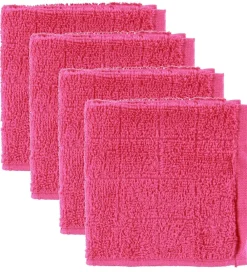 Pippi Baby Vaskeklude>Pippi Vaskeklude - 4-pak - Pink