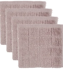 Pippi Baby Vaskeklude|Pippi Vaskeklude - 4-pak - Støvet Rosa