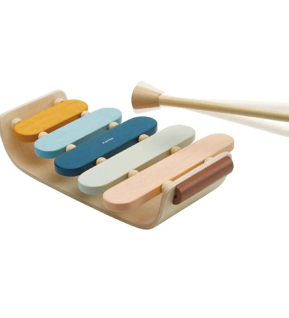 PlanToys Musikinstrumenter|Musikinstrument - Træ - Oval Xylofon