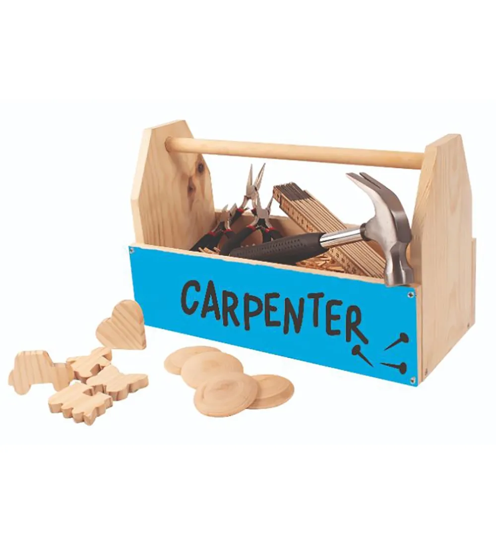 Playbox Legeværktøj|Byg-selv kasse - Træ