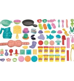 Play-Doh Modellervoks|Modellervoks - 50 Dele - Brunch Time Playset