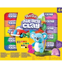 Play-Doh Modellervoks|Kreativ Leg>Modellervoks - Air Dry Clay - 13-pak - Variety Kit