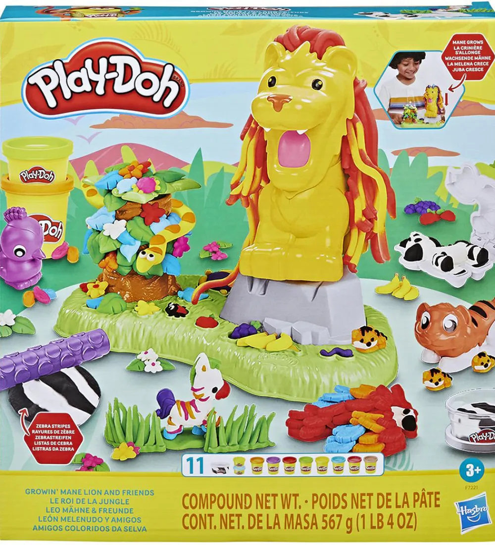 Play-Doh Modellervoks>Modellervoks - Growin' Mane Lion And Friends
