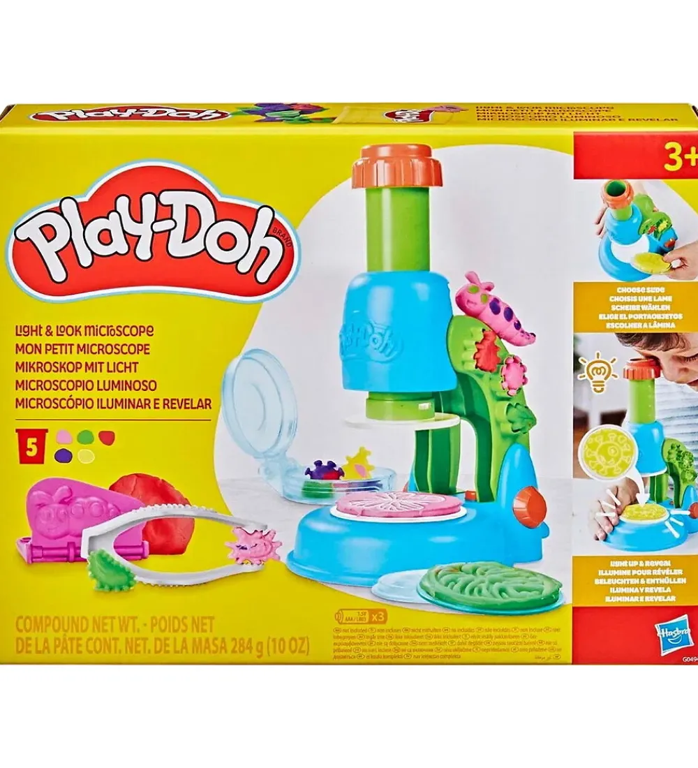 Play-Doh Modellervoks>Modellervoks - Light & Look Microscope