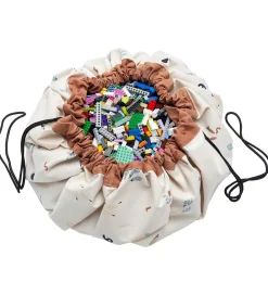 Play&Go Legetæpper Og Legegulve|Opbevaringstæpper>Legetøjstæppe - Ø: 140 cm - Veggie Numbers