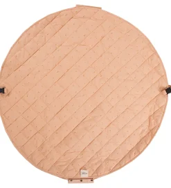 Play&Go Legetæpper Og Legegulve|Opbevaringstæpper>Legetøjstæppe - Ø120 - Soft Organic - Fleuri