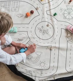 Play&Go Legetæpper Og Legegulve|Opbevaringstæpper></noscript>Legetøjstæppe - Ø140 cm - Playvillle