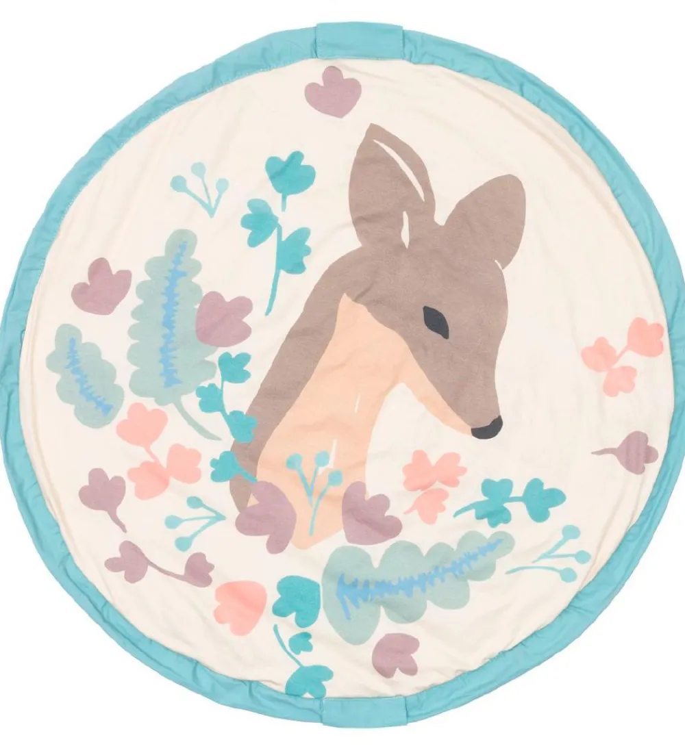 Play&Go Legetæpper Og Legegulve|Opbevaringstæpper>Legetøjstæppe - Soft - Ø120 - Deer
