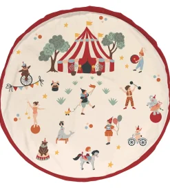 Play&Go Legetæpper Og Legegulve|Babylegetøj|Legetøjstæppe/Opbevaring - 140 cm - 2-i-1 - Circus