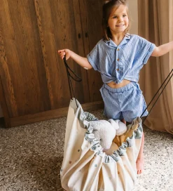 Play&Go Legetæpper Og Legegulve|Babylegetøj|Legetøjstæppe/Opbevaring - 140 cm - 2-i-1 - Worldmap