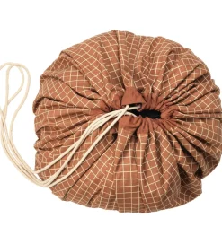 Play&Go Legetæpper Og Legegulve>Legetæppe - Ø140 - Grid Brown